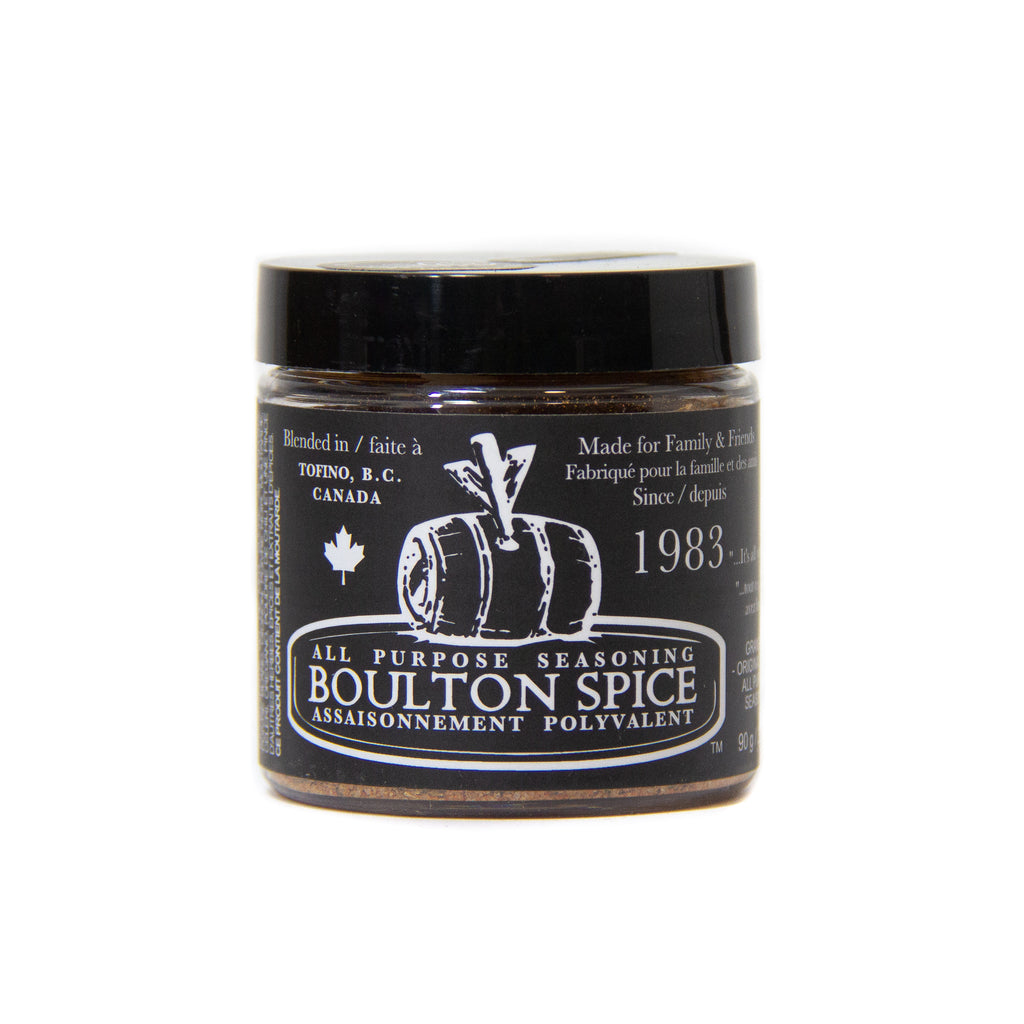 Boulton Spice, made in Tofino perfect for caesar's made with Tofino Distillery Jalapeno Vodka